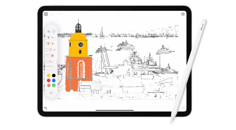 South of France Colouring Book preview